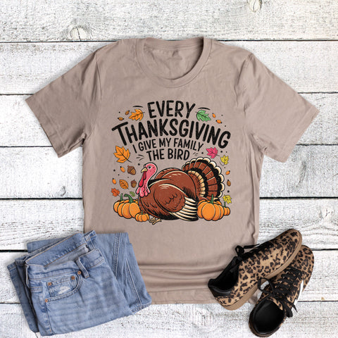 Thanksgiving Give My Family the Bird