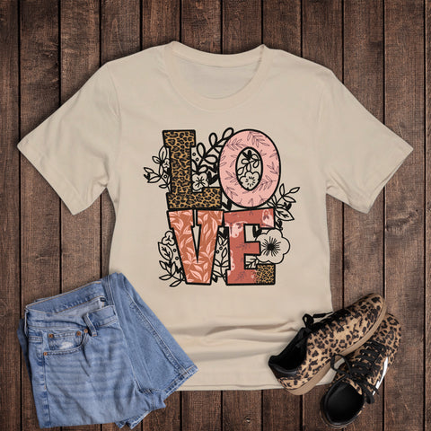 Valentine's Boho Stacked Love