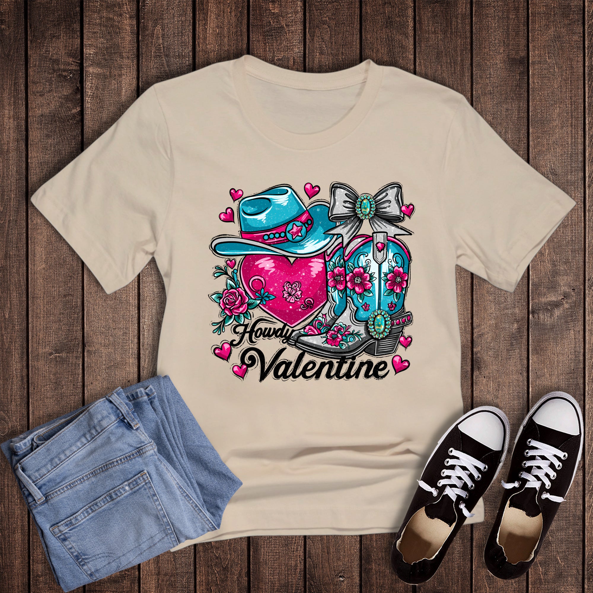 Valentines Western Howdy Hat and Boots
