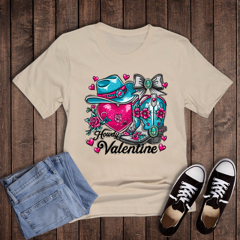 Valentines Western Howdy Hat and Boots