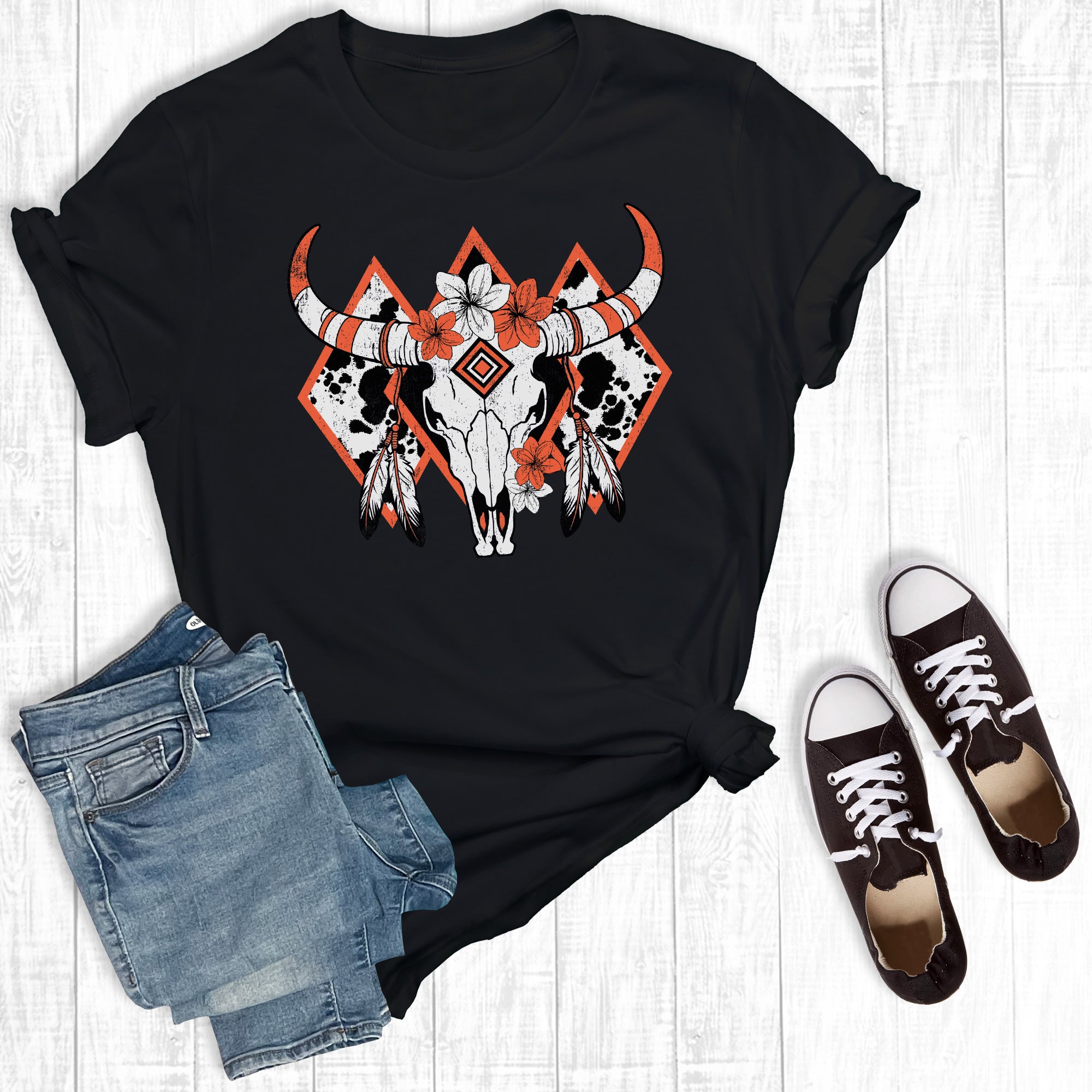 Western Aaztec Bull Skull