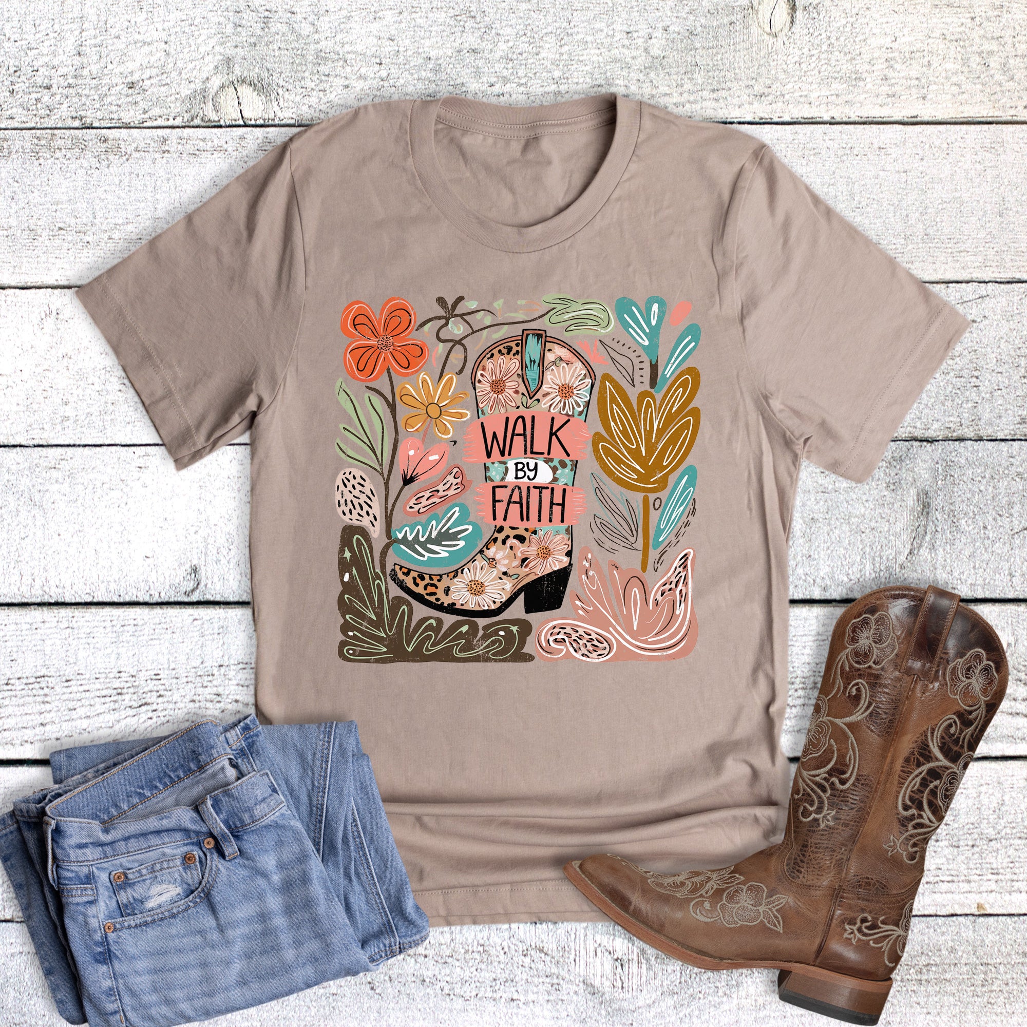 Western Boho Walk By Faith Cowgirl Boot