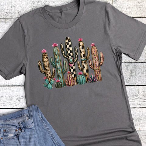 Western Check Leopard and Cow Cactus