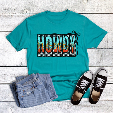 Western Checkered Fiery Howdy