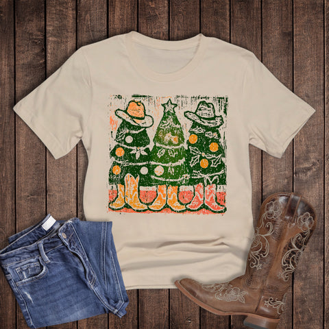 Western Cowboy Christmas Trees