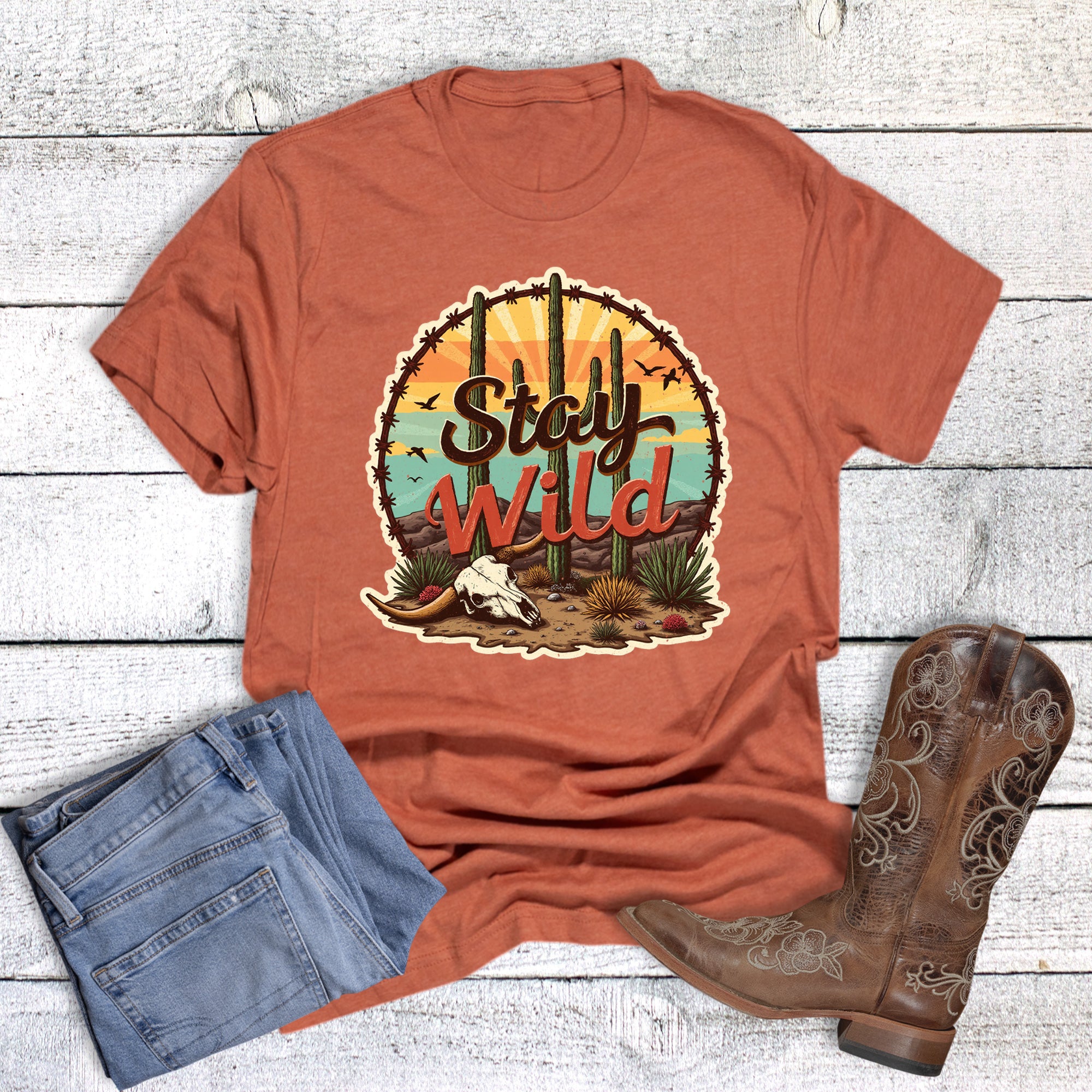 Western Desert Stay Wild Cactus