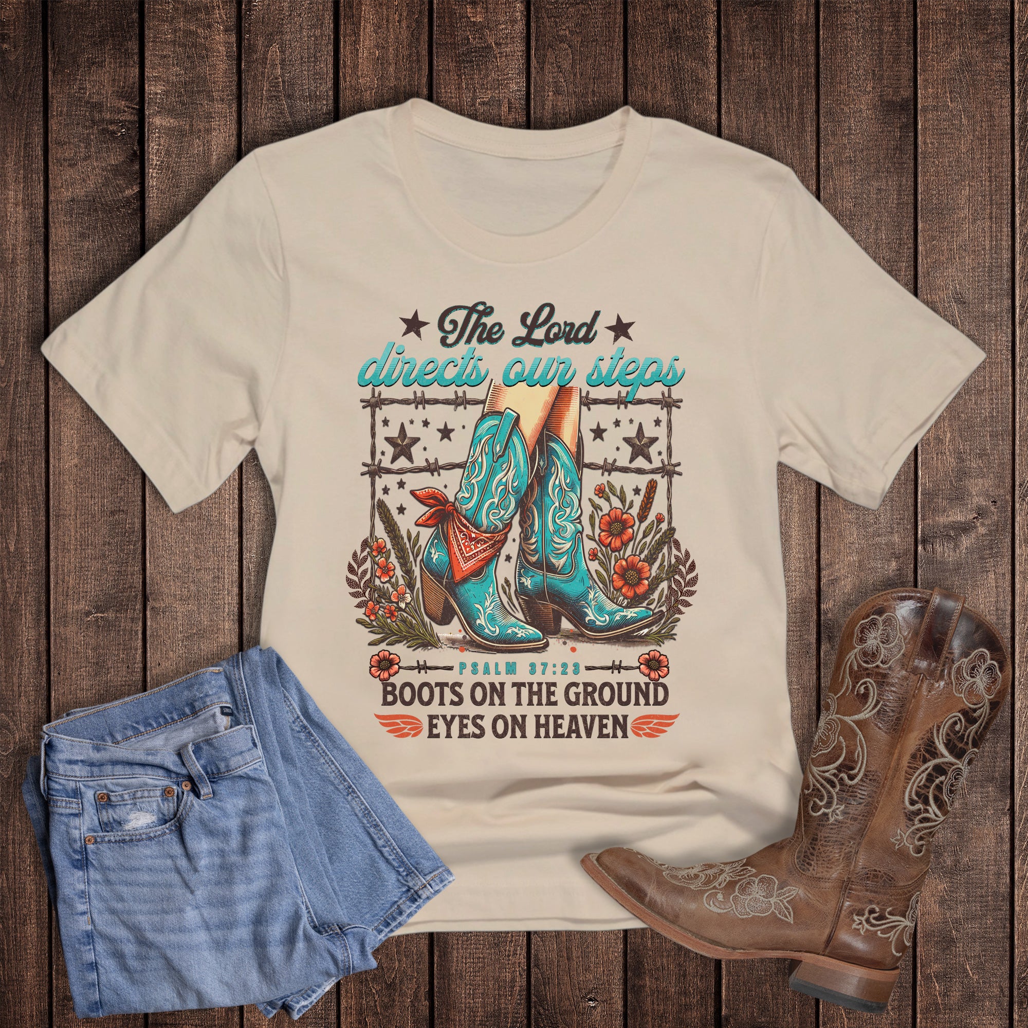 Western Faith Boho Psalm Boots