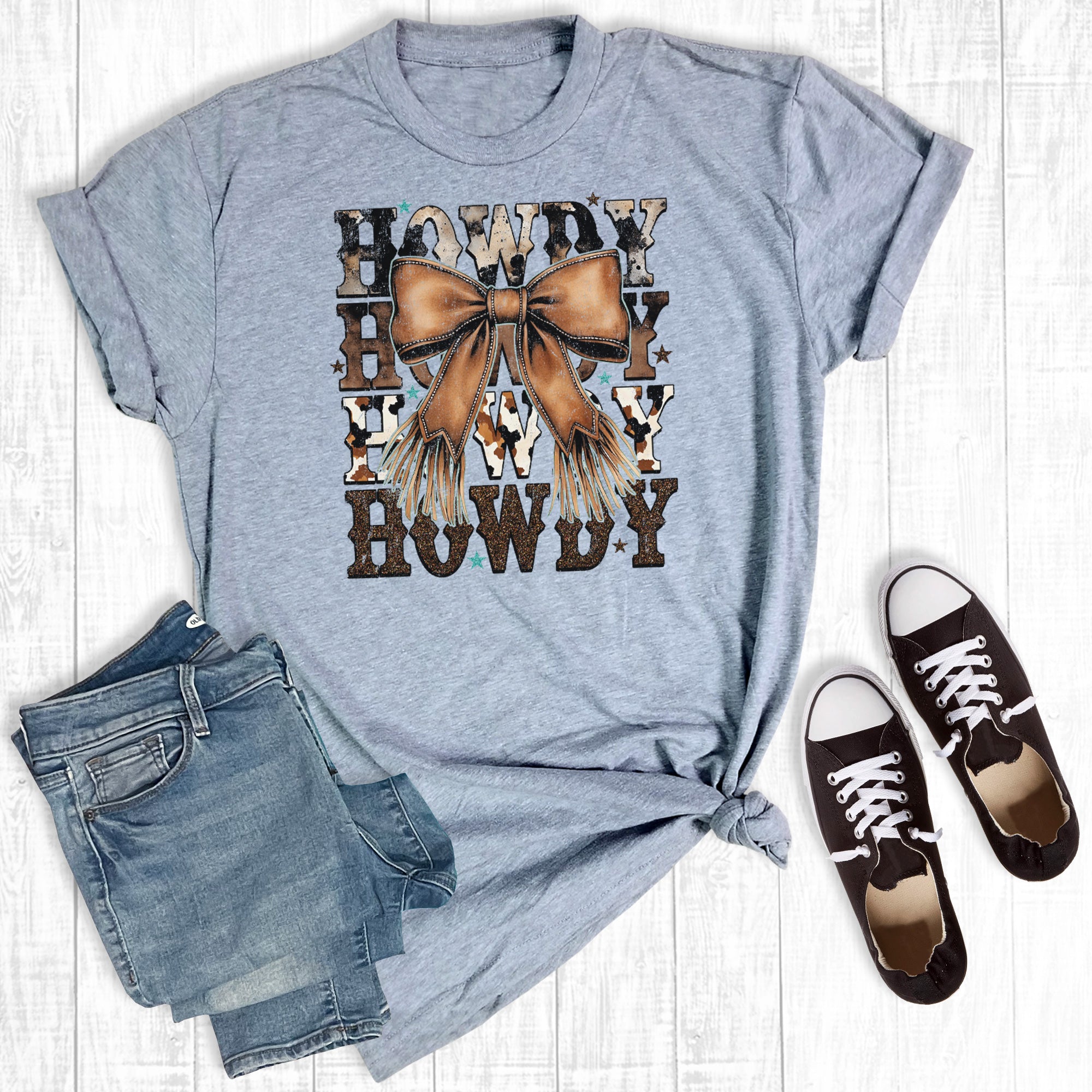 Western Howdy Cowgirl Bow