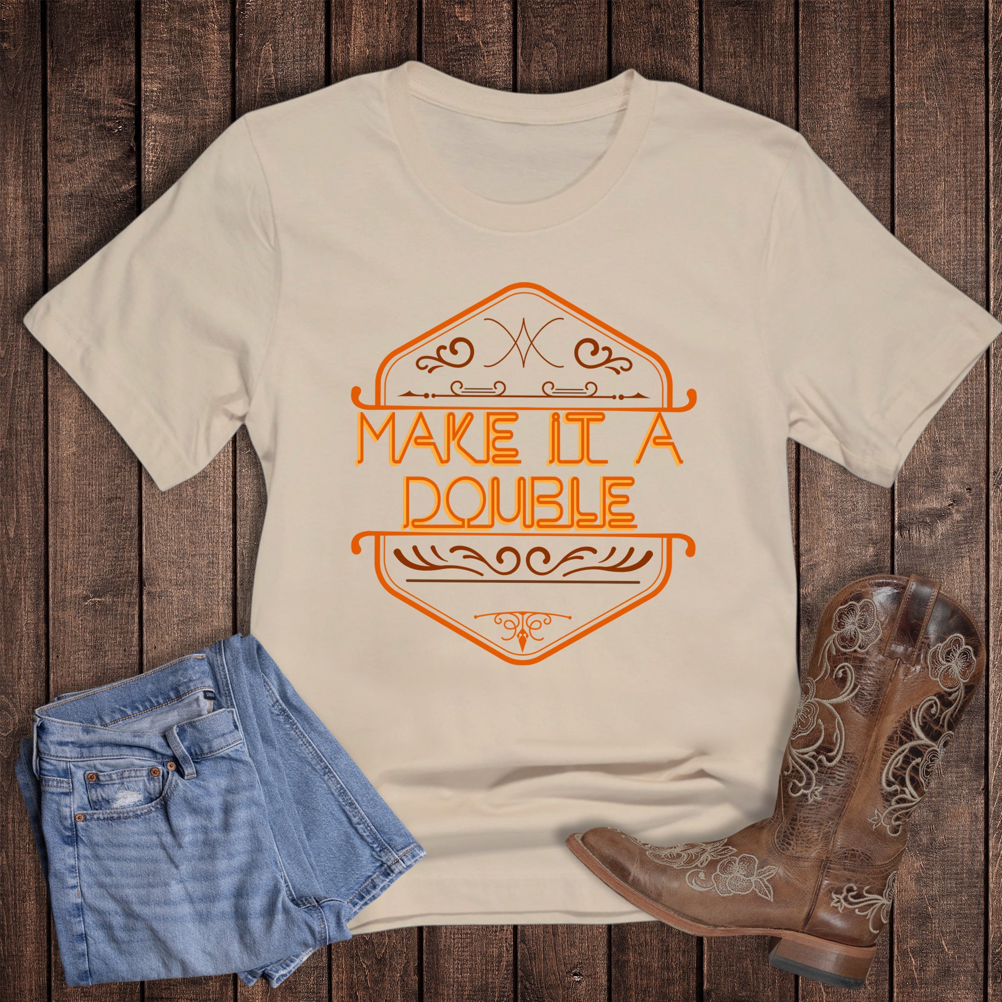 Western Make It A Double Graphic Tee