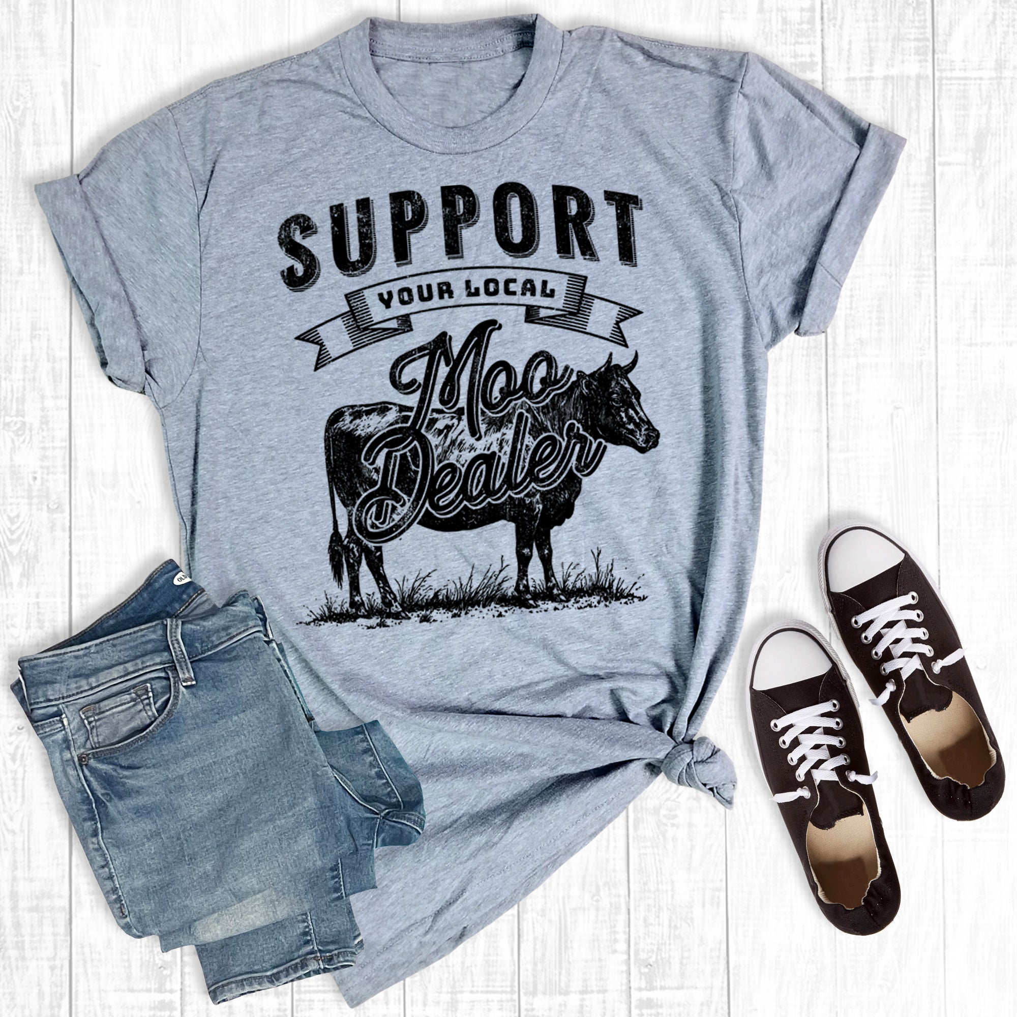 Western Support Your Local Moo Dealer