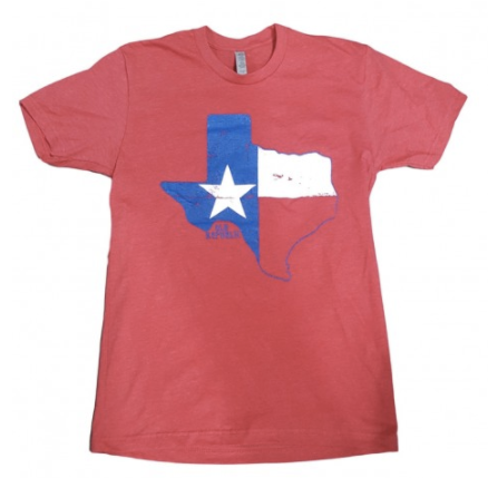 Texas With Flag