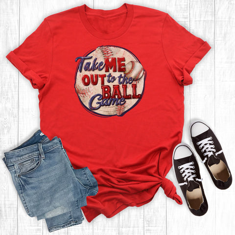 Take Me Out to The Ballpark Red