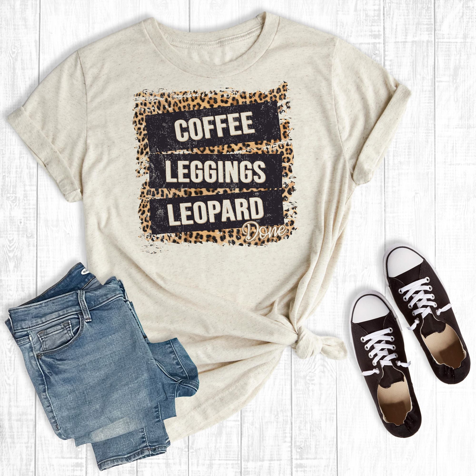 Coffee Leopard Cream