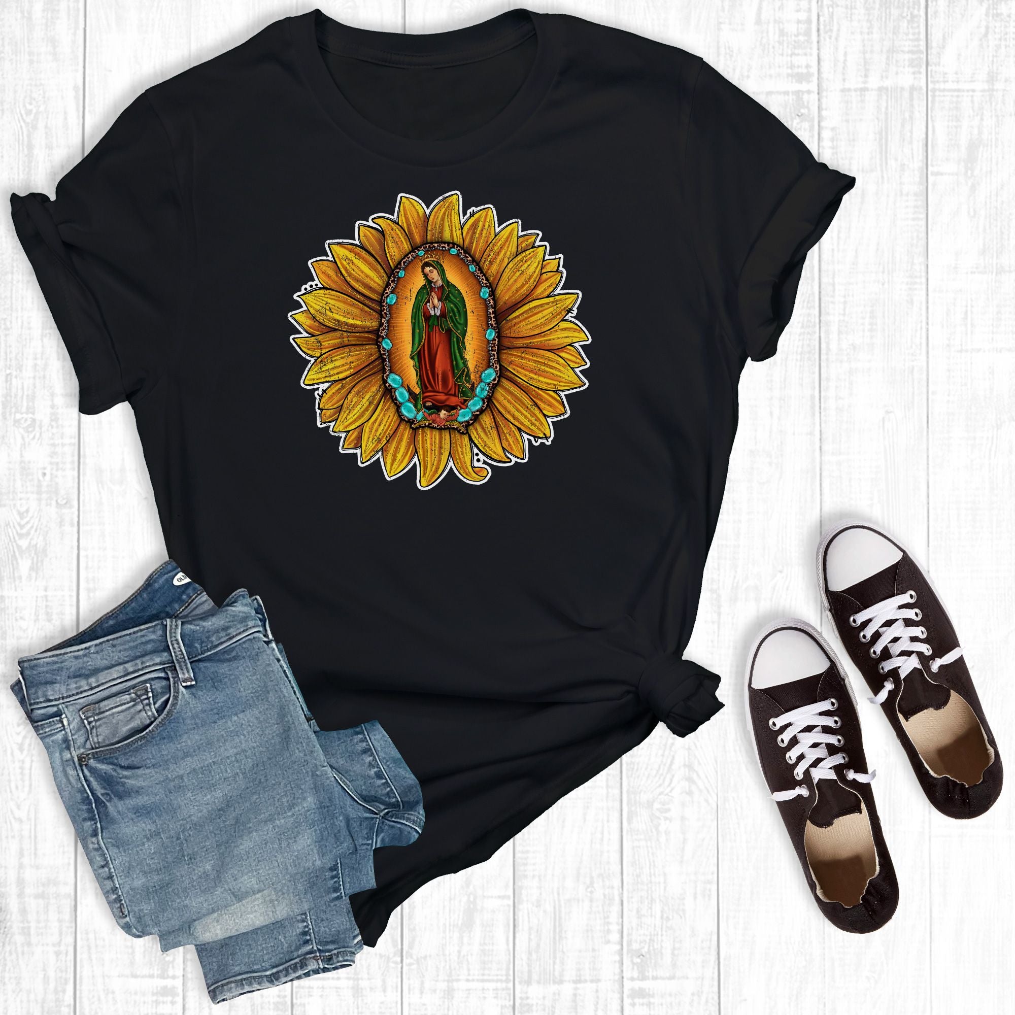Our Lady Sunflower Black